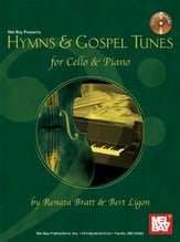 HYMNS AND GOSPEL TUNES CELLO Book with Online Audio Access cover